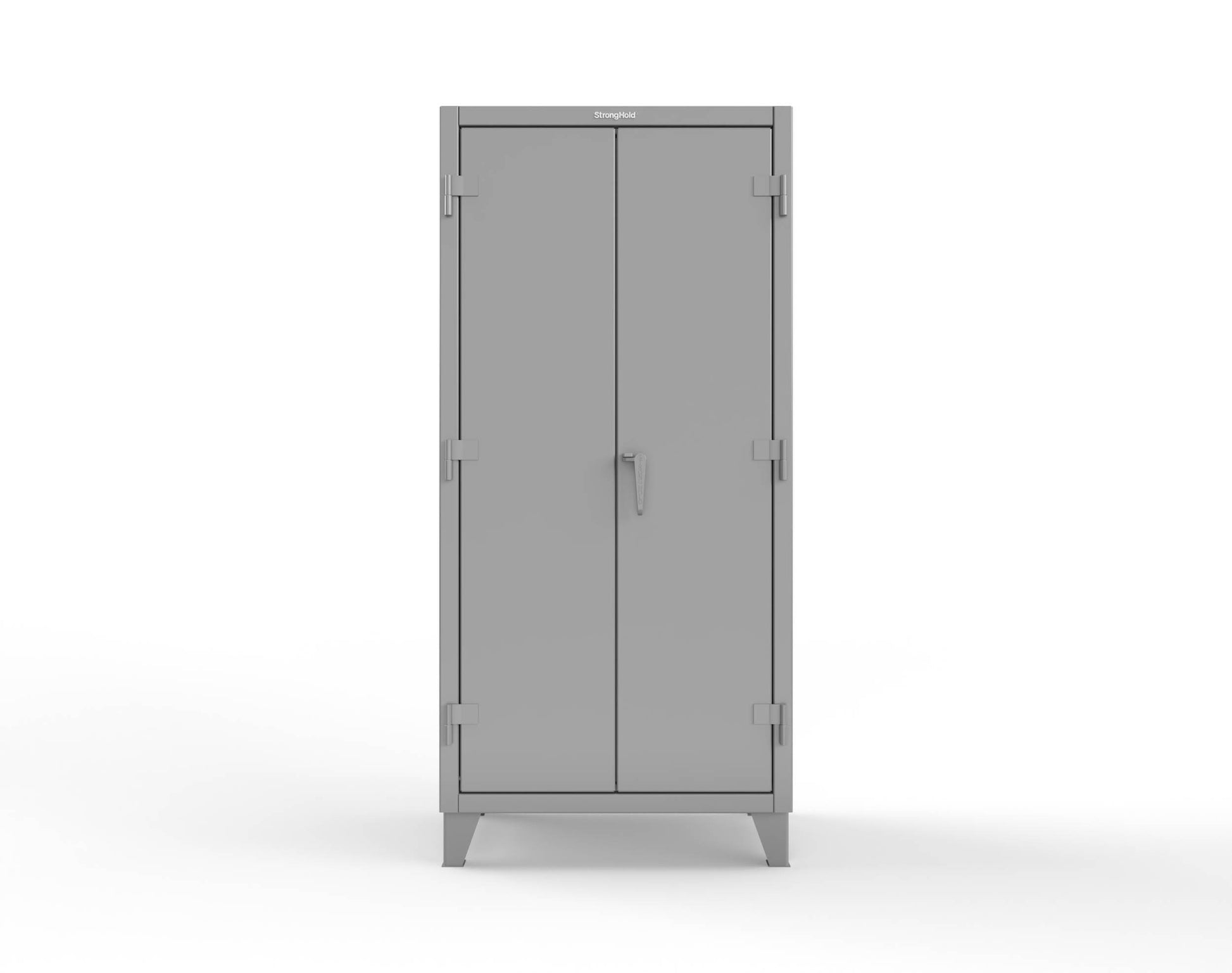 Extreme Duty 12 GA Cabinet with 3 Drawers, 4 Shelves - 36 In. W x 24 In. D x 78 In. H - 36-244-3DB-7037