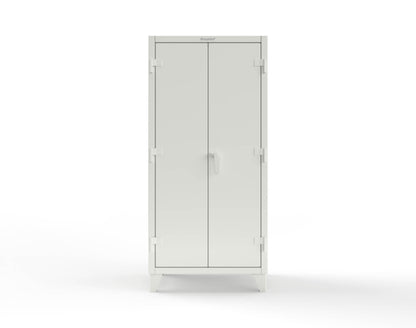Extreme Duty 12 GA Cabinet with 3 Drawers, 4 Shelves - 36 In. W x 24 In. D x 78 In. H - 36-244-3DB-9003