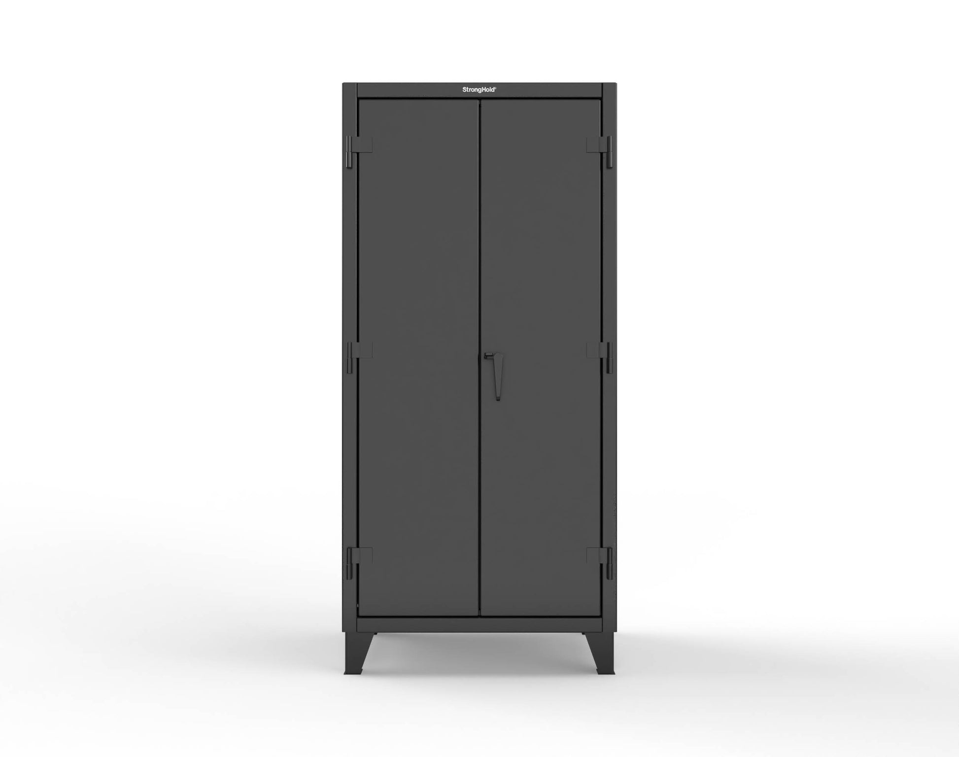 Extreme Duty 12 GA Cabinet with 3 Drawers, 4 Shelves - 36 In. W x 24 In. D x 78 In. H - 36-244-3DB-9005