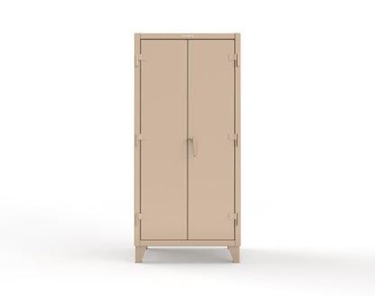 Extreme Duty 12 GA Cabinet with 6 Half-Width Drawers, 4 Shelves - 36 In. W x 24 In. D x 78 In. H - 36-244-6/5DB-1019