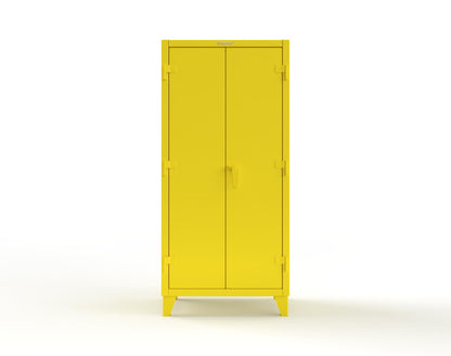 Extreme Duty 12 GA Cabinet with 6 Half-Width Drawers, 4 Shelves - 36 In. W x 24 In. D x 78 In. H - 36-244-6/5DB-1021