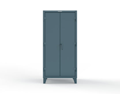 Extreme Duty 12 GA Cabinet with 6 Half-Width Drawers, 4 Shelves - 36 In. W x 24 In. D x 78 In. H - 36-244-6/5DB-5001