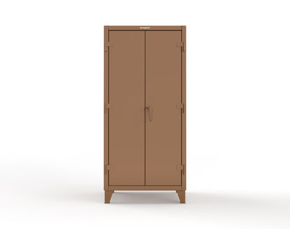 Extreme Duty 12 GA Cabinet with 6 Half-Width Drawers, 4 Shelves - 36 In. W x 24 In. D x 78 In. H - 36-244-6/5DB-8008