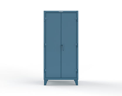 Extreme Duty 12 GA Cabinet with 6 Half-Width Drawers, 4 Shelves - 36 In. W x 24 In. D x 78 In. H - 36-244-6/5DB-5001