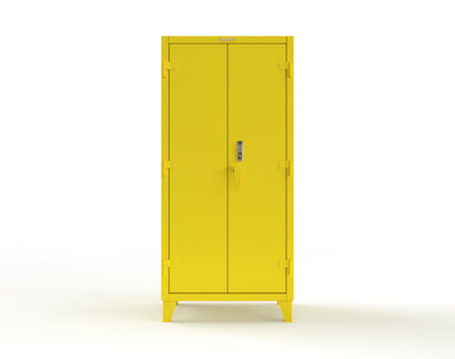 Extreme Duty 12 GA Cabinet with 4 Shelves Secured by Keyless Entry Lock - 36 In. W x 24 In. D x 78 In. H - 36-244-EK-1021