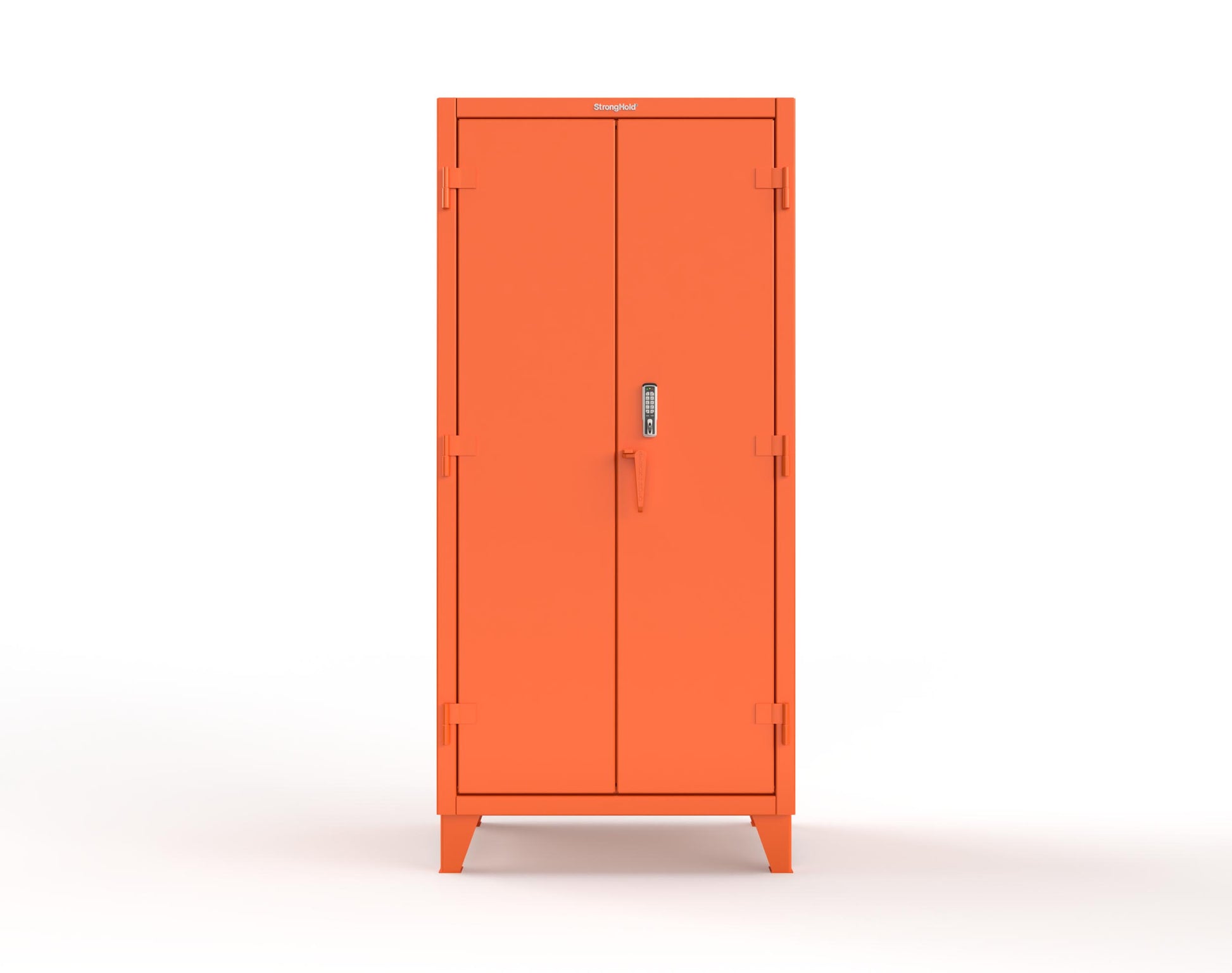 Extreme Duty 12 GA Cabinet with 4 Shelves Secured by Keyless Entry Lock - 36 In. W x 24 In. D x 78 In. H - 36-244-EK-2009