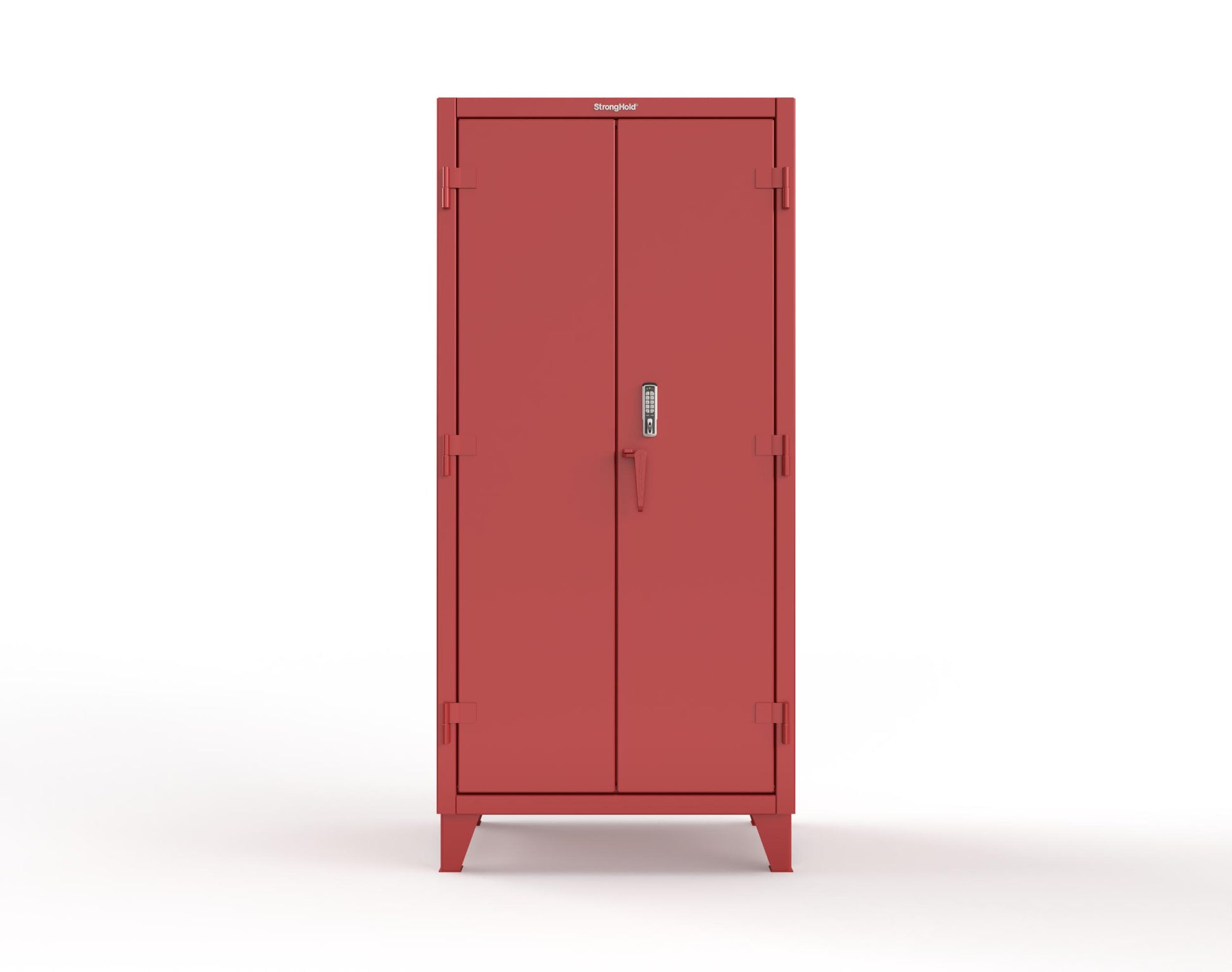 Extreme Duty 12 GA Cabinet with 4 Shelves Secured by Keyless Entry Lock - 36 In. W x 24 In. D x 78 In. H - 36-244-EK-3001