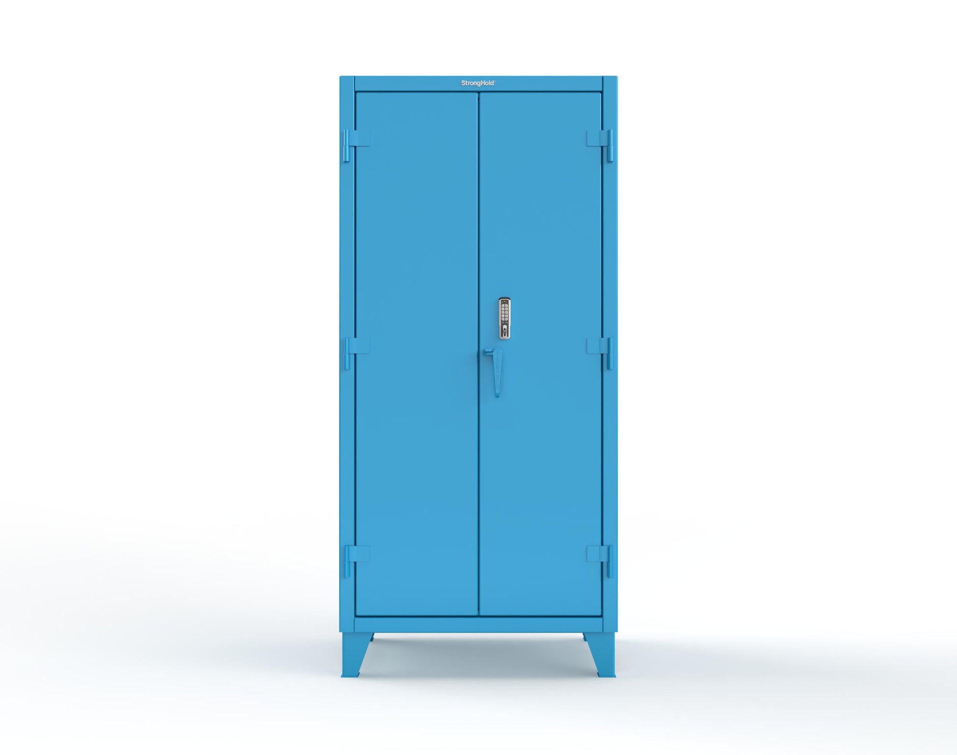Extreme Duty 12 GA Cabinet with 4 Shelves Secured by Keyless Entry Lock - 36 In. W x 24 In. D x 78 In. H - 36-244-EK-5012