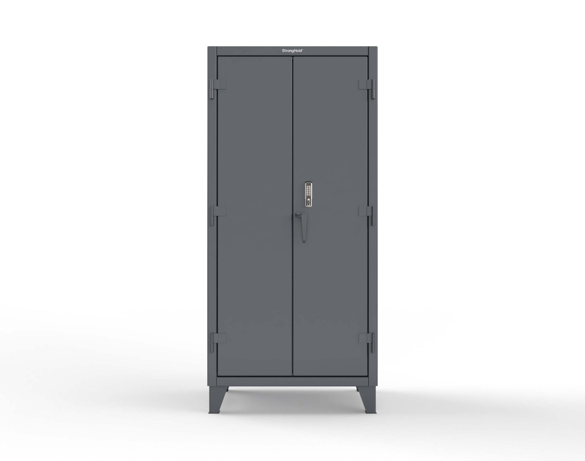 Extreme Duty 12 GA Cabinet with 4 Shelves Secured by Keyless Entry Lock - 36 In. W x 24 In. D x 78 In. H - 36-244-EK-7024