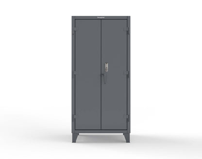 Extreme Duty 12 GA Cabinet with 4 Shelves Secured by Keyless Entry Lock - 36 In. W x 24 In. D x 78 In. H - 36-244-EK-7024