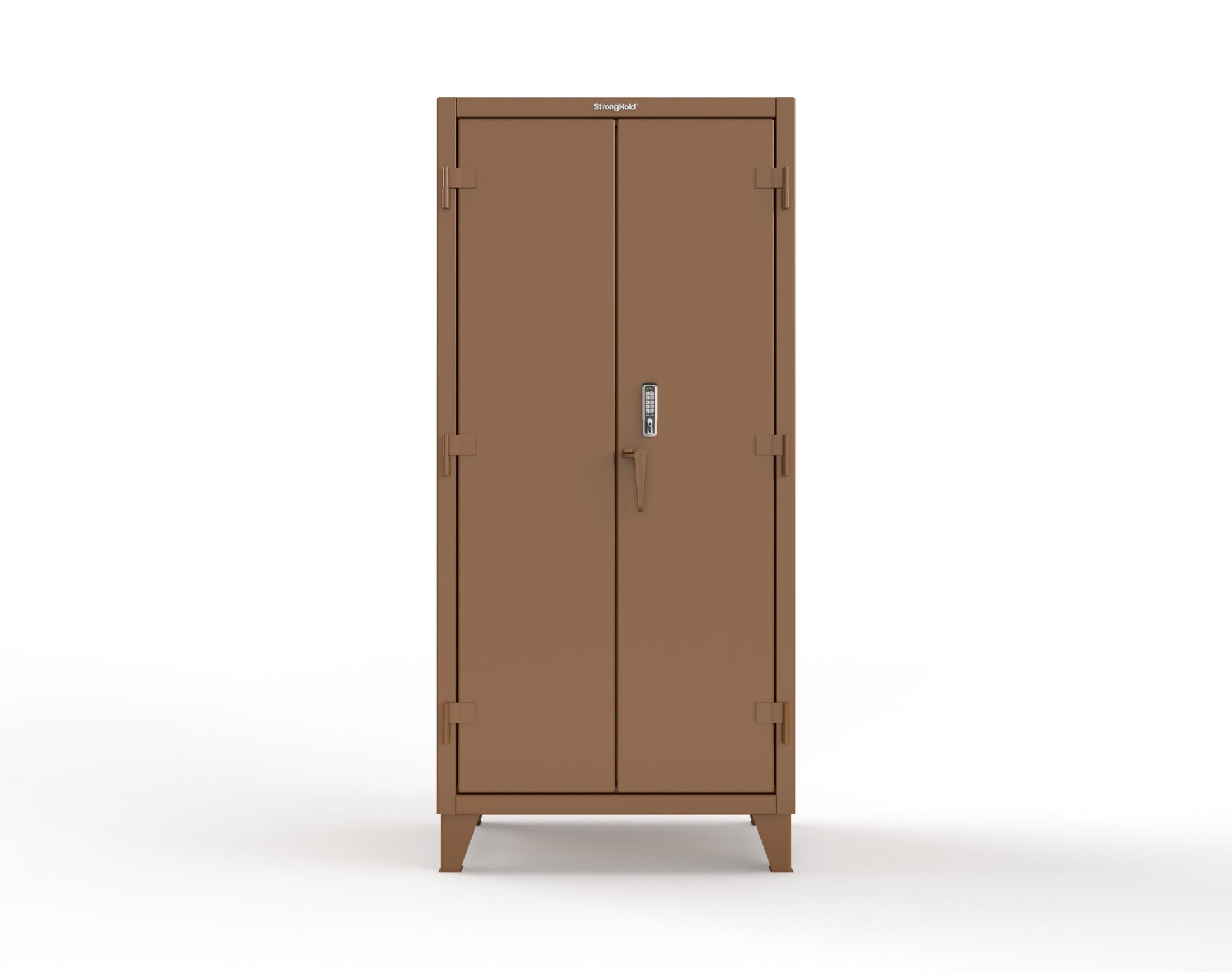 Extreme Duty 12 GA Cabinet with 4 Shelves Secured by Keyless Entry Lock - 36 In. W x 24 In. D x 78 In. H - 36-244-EK-8008