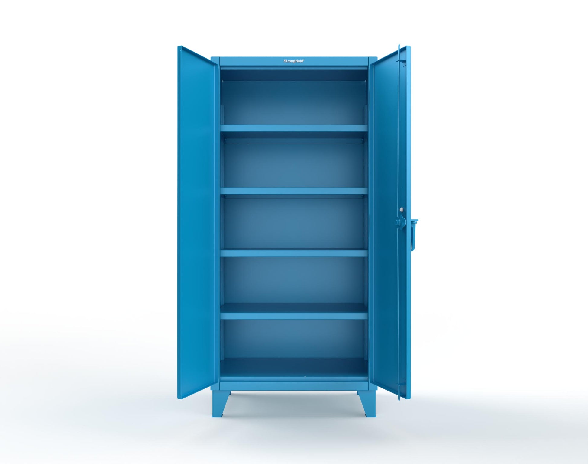 Extreme Duty 12 GA Cabinet with 4 Shelves Secured by Keyless Entry Lock - 36 In. W x 24 In. D x 78 In. H - 36-244-EK-5012
