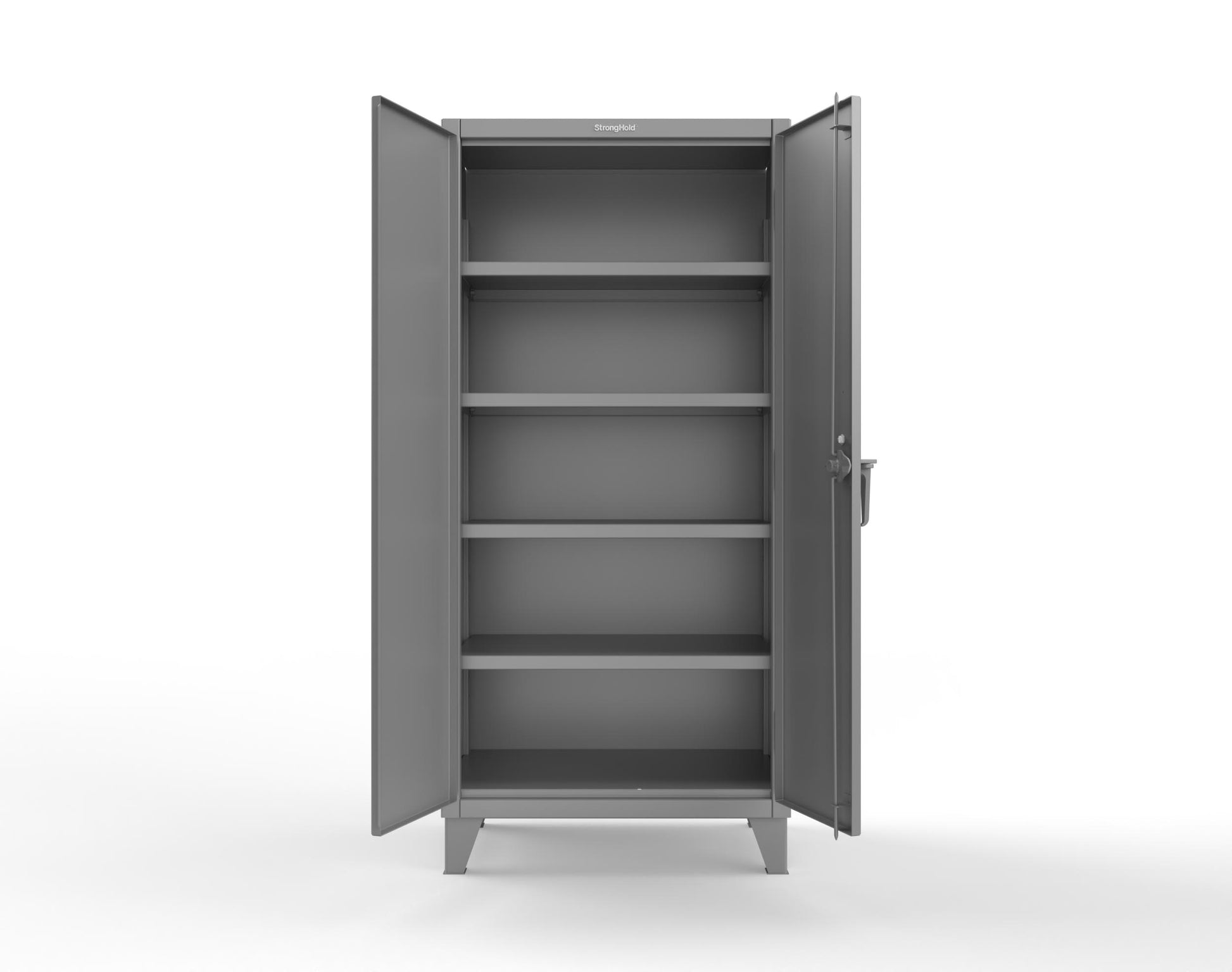 Extreme Duty 12 GA Cabinet with 4 Shelves Secured by Keyless Entry Lock - 36 In. W x 24 In. D x 78 In. H - 36-244-EK-7037