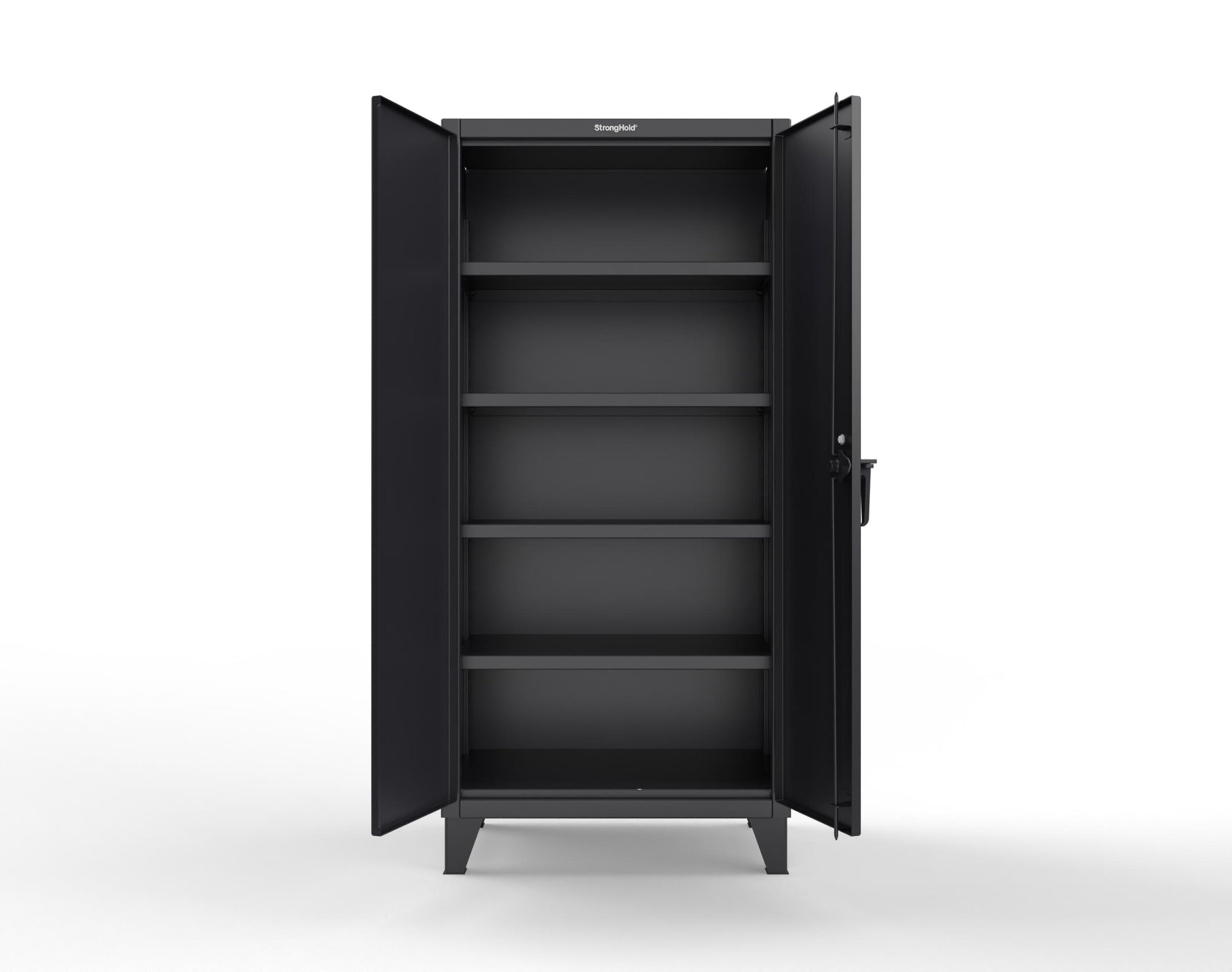Extreme Duty 12 GA Cabinet with 4 Shelves Secured by Keyless Entry Lock - 36 In. W x 24 In. D x 78 In. H - 36-244-EK-9005