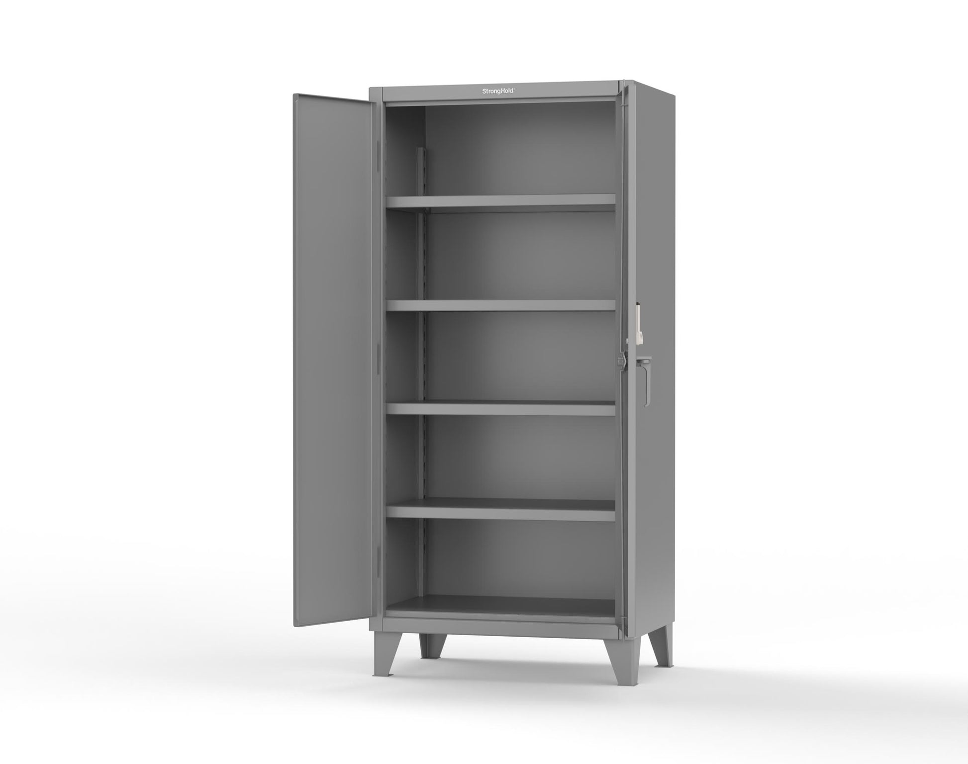Extreme Duty 12 GA Cabinet with 4 Shelves Secured by Keyless Entry Lock - 36 In. W x 24 In. D x 78 In. H - 36-244-EK-7037