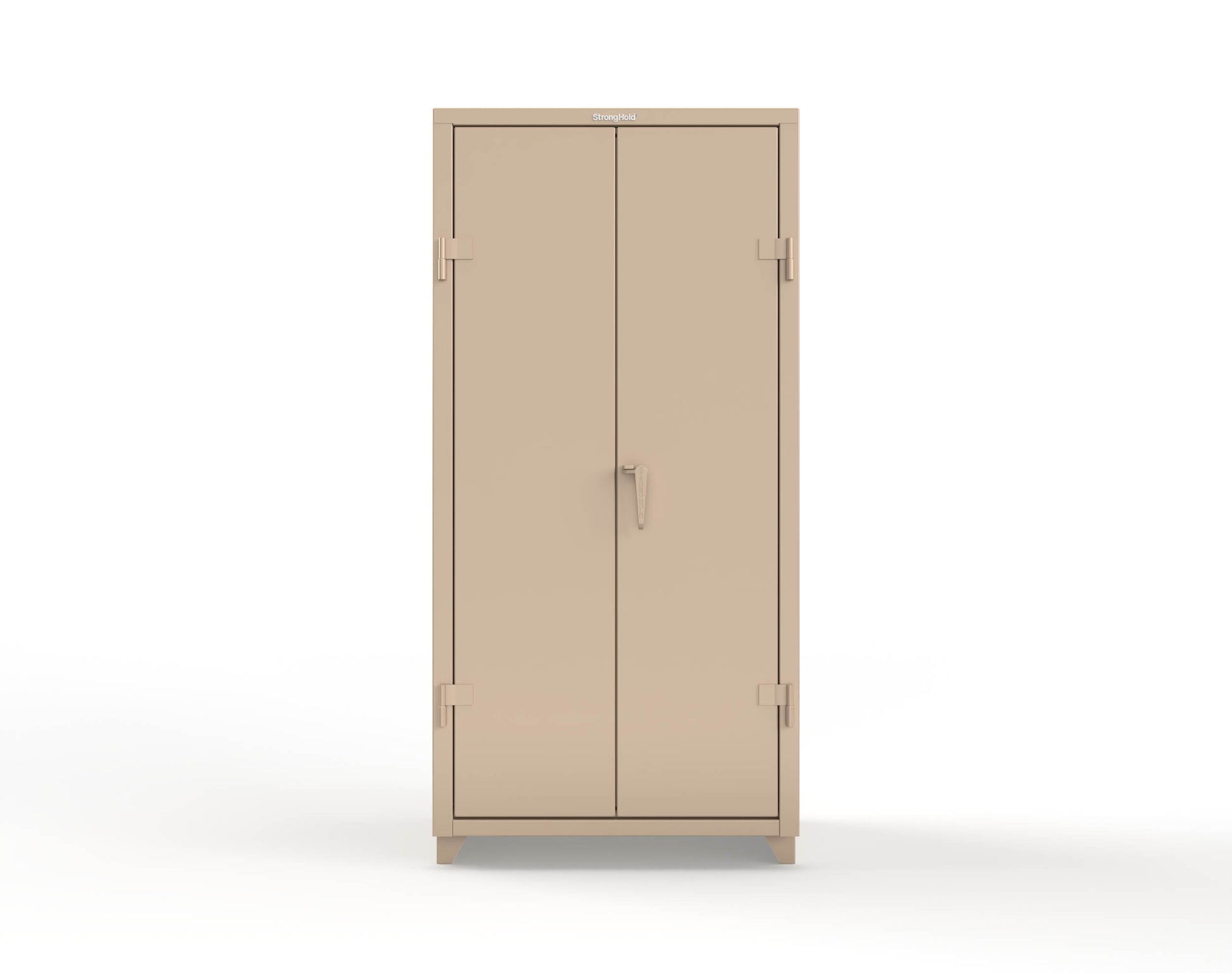 Extra Heavy Duty 14 GA Cabinet with 4 Shelves - 36 In. W x 24 In. D x 75 In. H - 36-244-L-1019