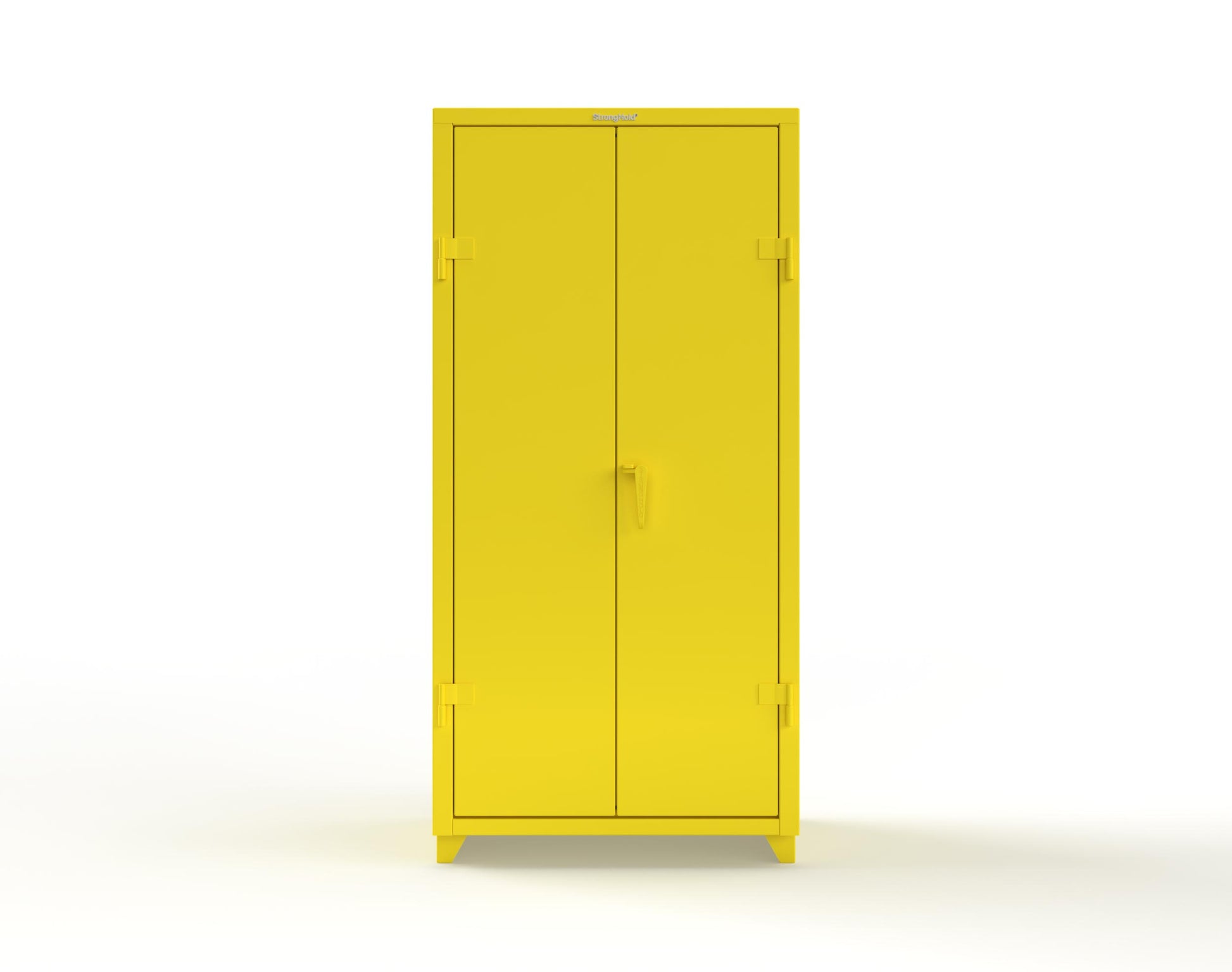 Extra Heavy Duty 14 GA Cabinet with 4 Shelves - 36 In. W x 24 In. D x 75 In. H - 36-244-L-1021