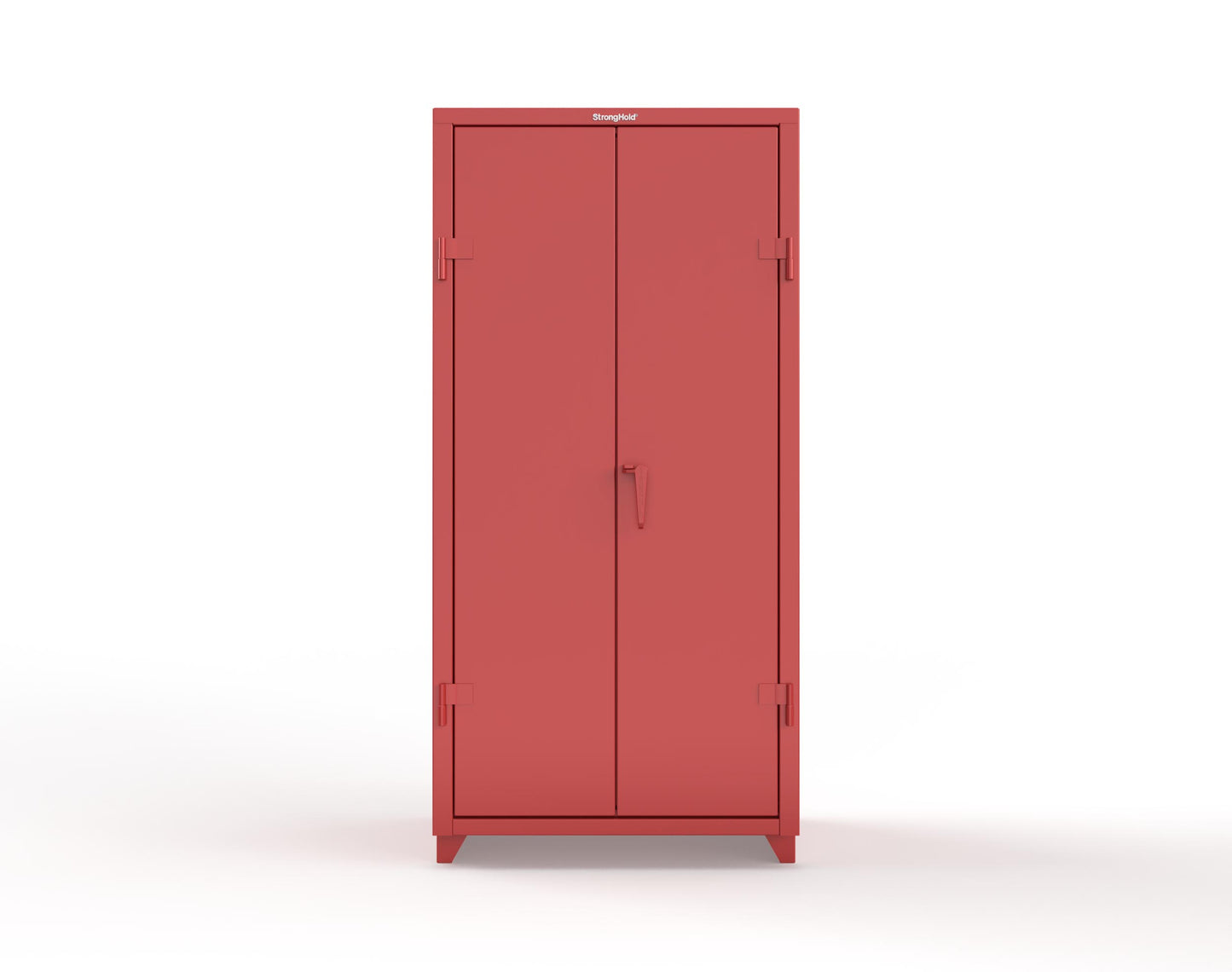 Extra Heavy Duty 14 GA Cabinet with 4 Shelves - 36 In. W x 24 In. D x 75 In. H - 36-244-L-3001