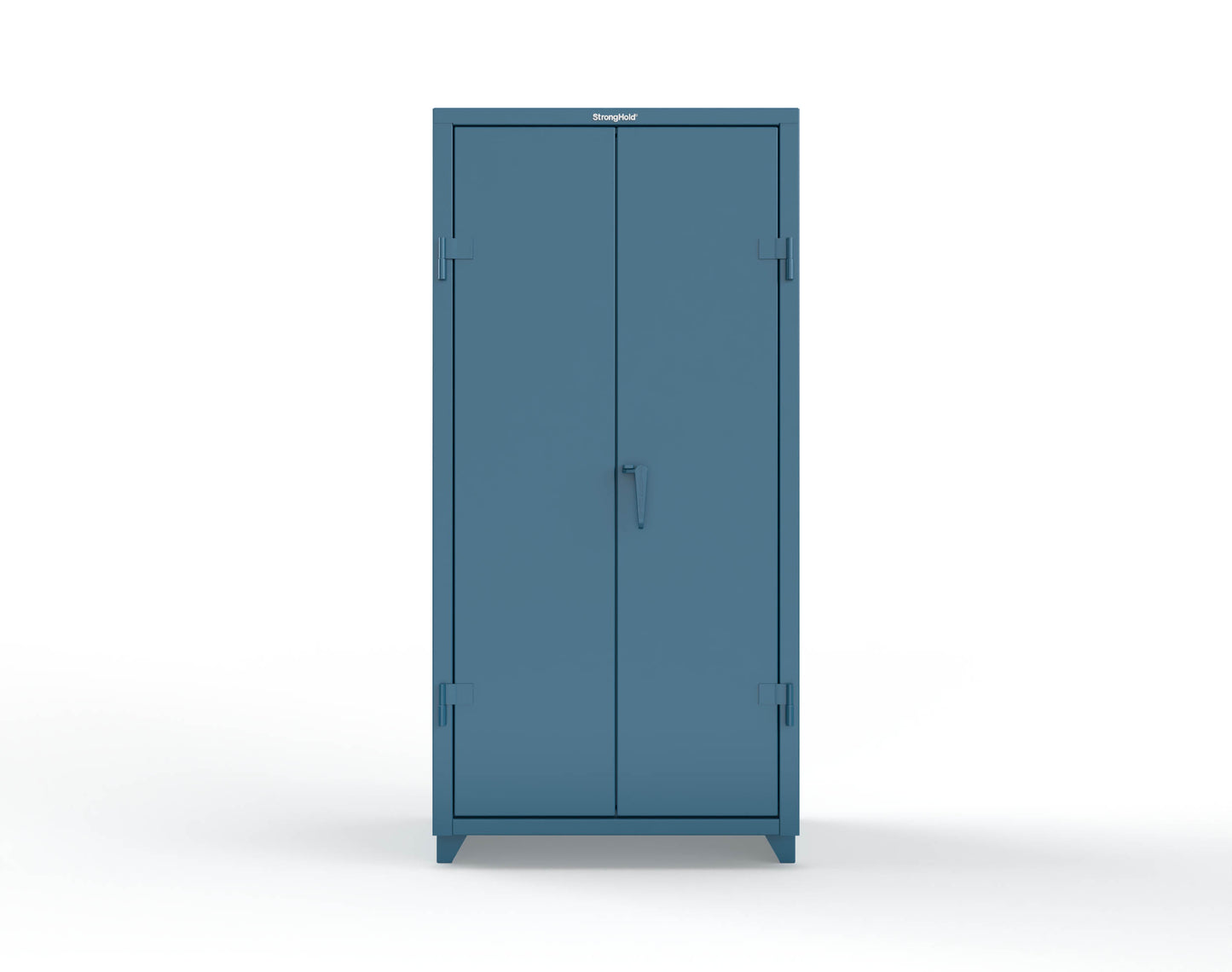 Extra Heavy Duty 14 GA Cabinet with 4 Shelves - 36 In. W x 24 In. D x 75 In. H - 36-244-L-5001