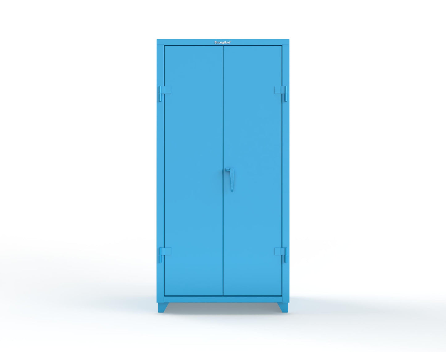 Extra Heavy Duty 14 GA Cabinet with 4 Shelves - 36 In. W x 24 In. D x 75 In. H - 36-244-L-5012