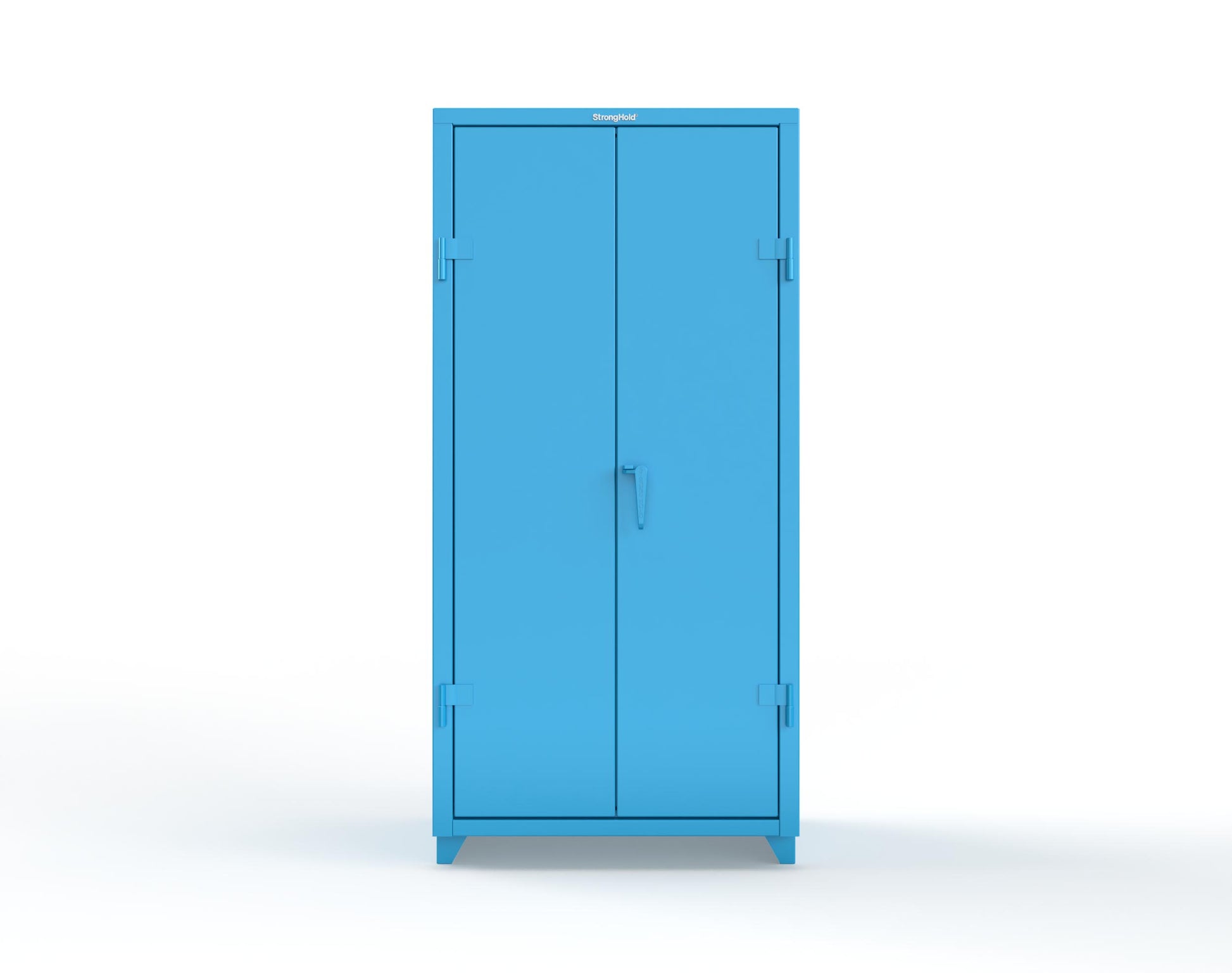 Extra Heavy Duty 14 GA Cabinet with 4 Shelves - 36 In. W x 24 In. D x 75 In. H - 36-244-L-5012