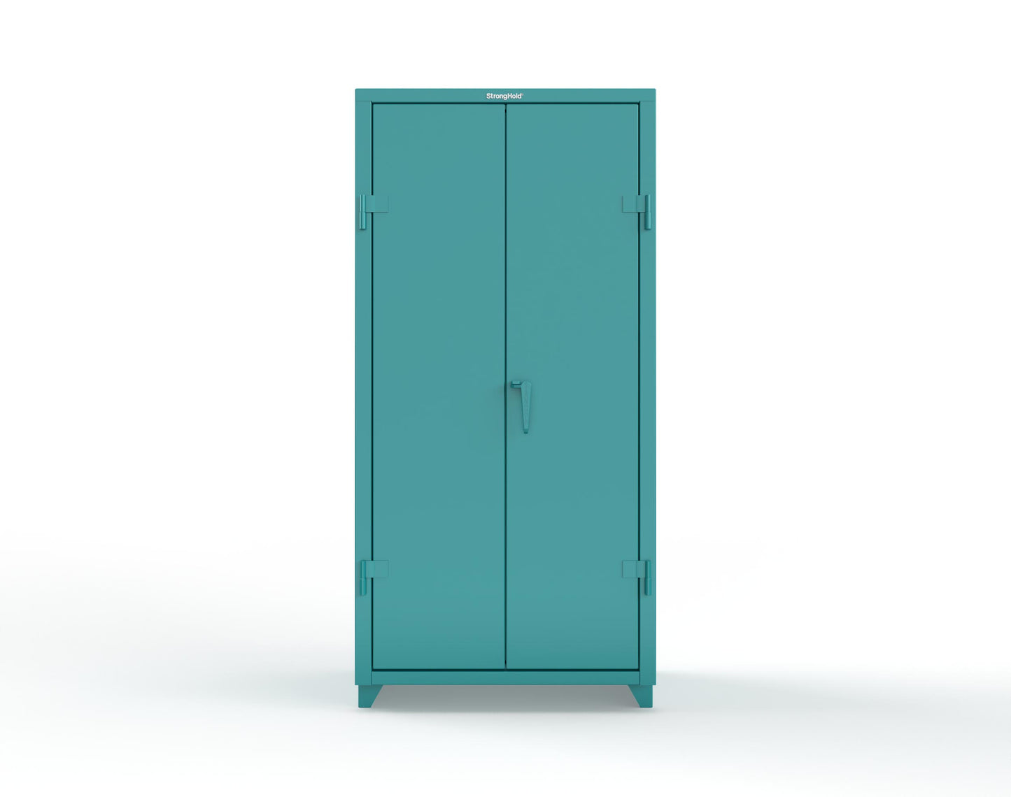 Extra Heavy Duty 14 GA Cabinet with 4 Shelves - 36 In. W x 24 In. D x 75 In. H - 36-244-L-5021