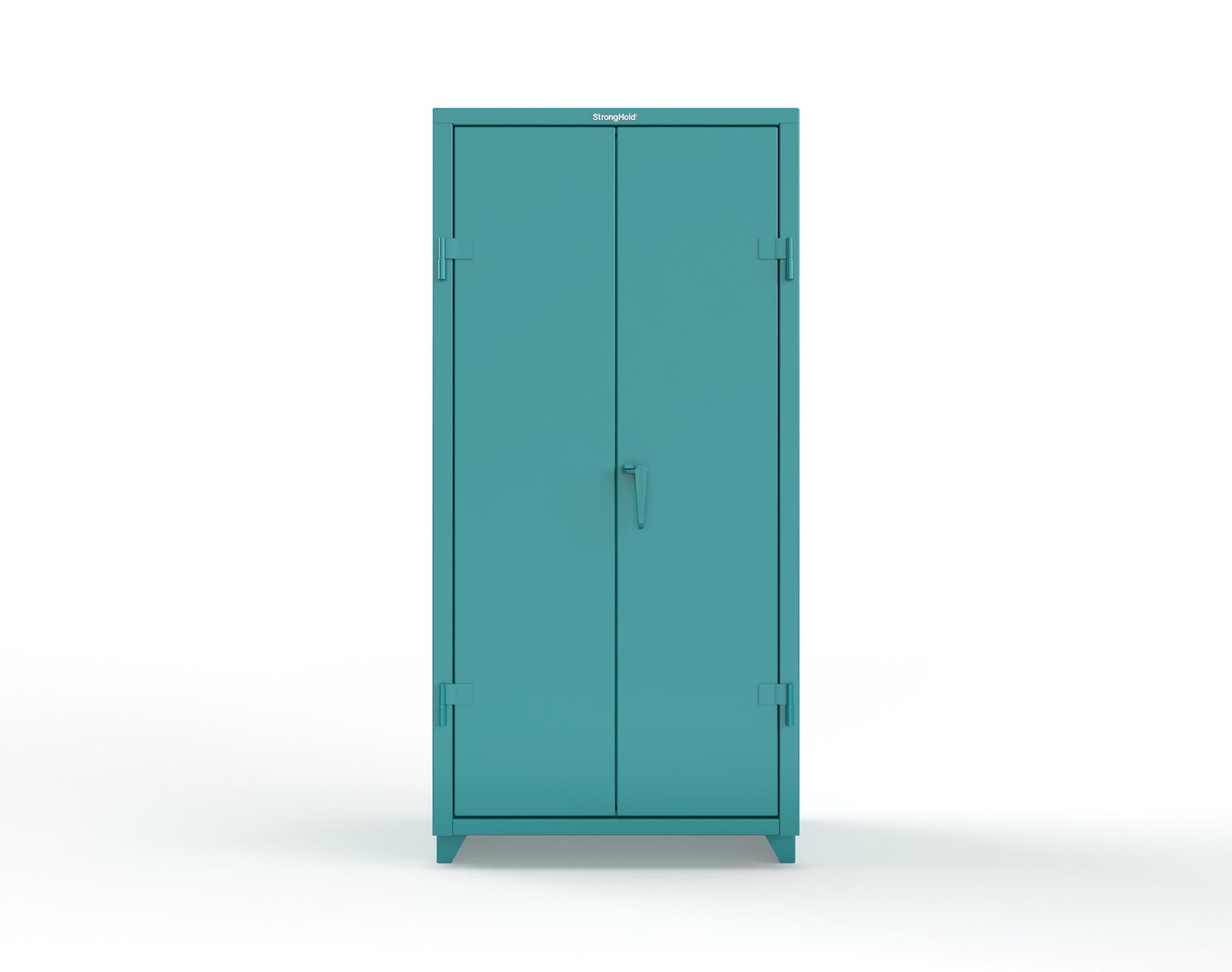 Extra Heavy Duty 14 GA Cabinet with 4 Shelves - 36 In. W x 24 In. D x 75 In. H - 36-244-L-5021