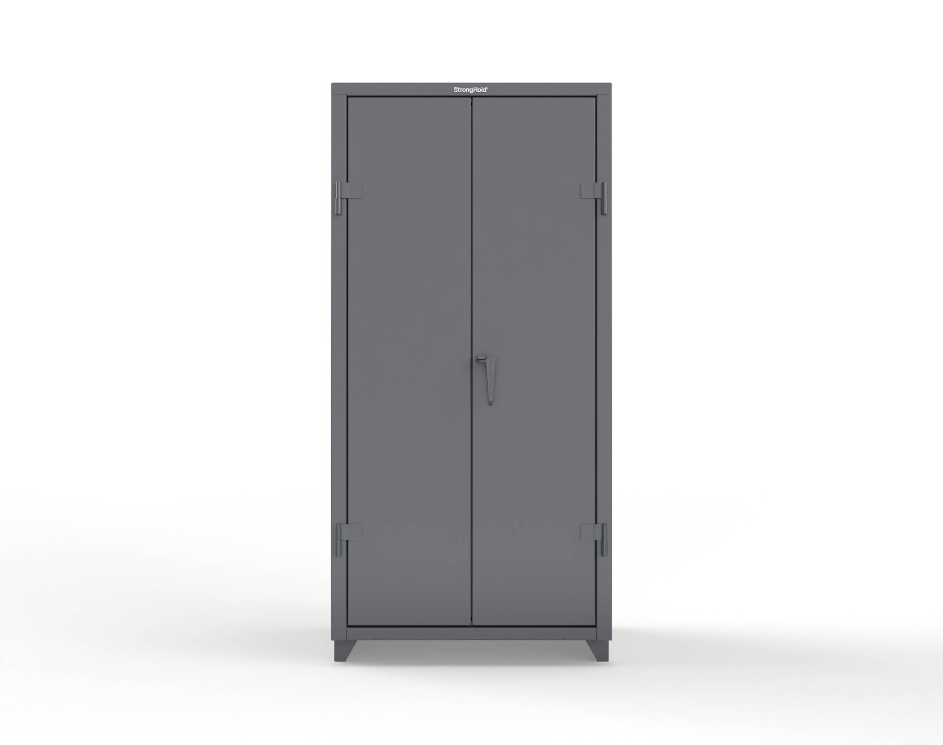 Extra Heavy Duty 14 GA Cabinet with 4 Shelves - 36 In. W x 24 In. D x 75 In. H - 36-244-L-7024