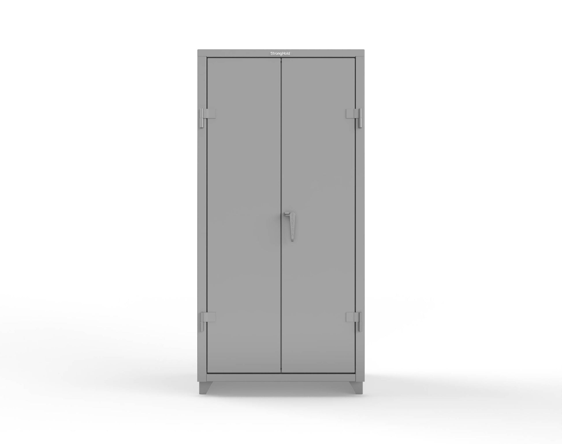 Extra Heavy Duty 14 GA Cabinet with 4 Shelves - 36 In. W x 24 In. D x 75 In. H - 36-244-L-7037