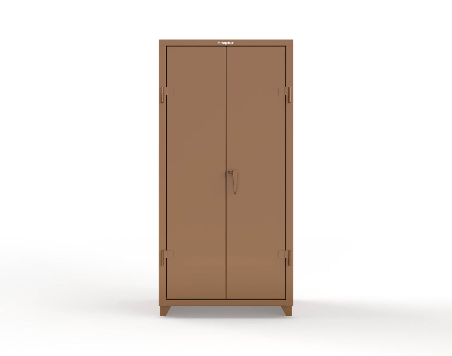 Extra Heavy Duty 14 GA Cabinet with 4 Shelves - 36 In. W x 24 In. D x 75 In. H - 36-244-L-8008