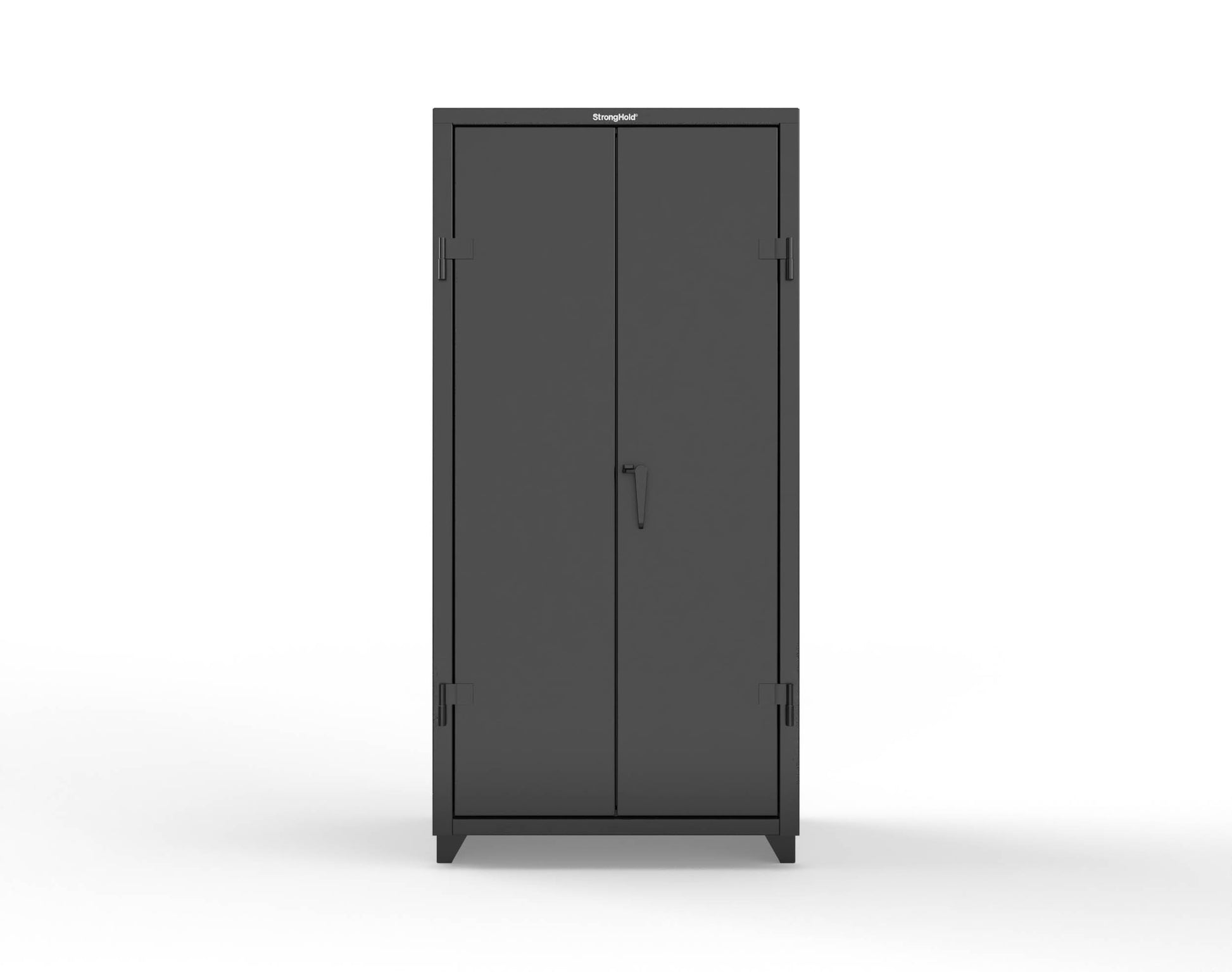 Extra Heavy Duty 14 GA Cabinet with 4 Shelves - 36 In. W x 24 In. D x 75 In. H - 36-244-L-9005