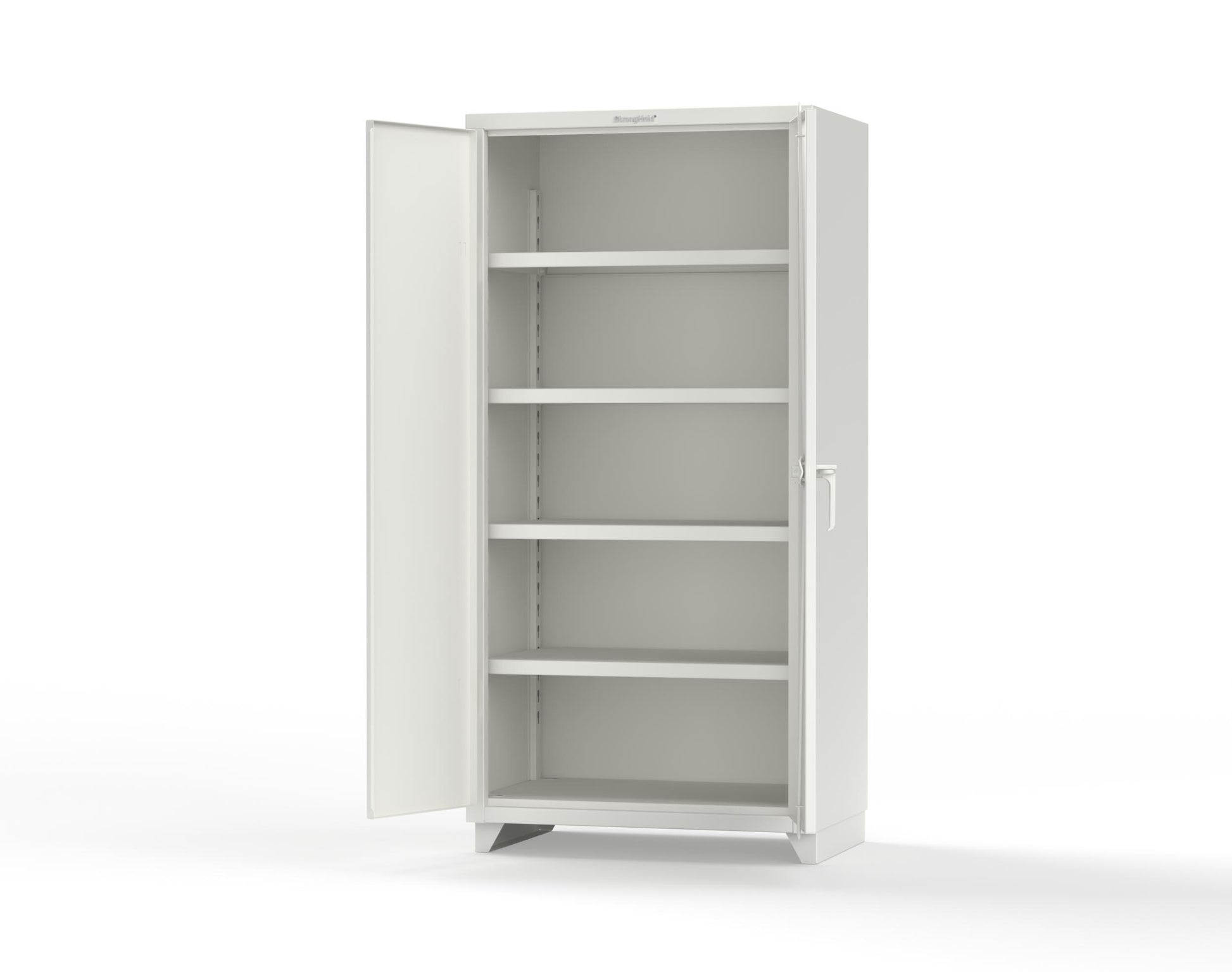 Extra Heavy Duty 14 GA Cabinet with 4 Shelves - 36 In. W x 24 In. D x 75 In. H - 36-244-L-9003