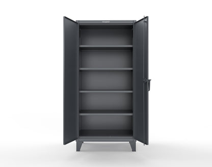 Extreme Duty 12 GA Cabinet with 4 Shelves Secured by Electronic Lock & Card Reader (HID) - 36 In. W x 24 In. D x 78 In. H - 36-244-PX-7024