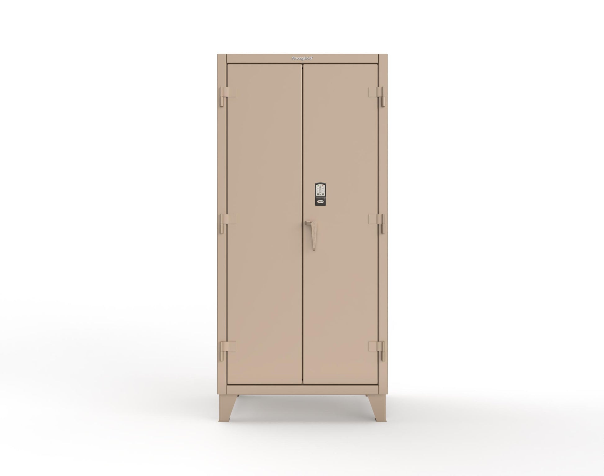 Extreme Duty 12 GA Cabinet with 4 Shelves Secured by Electronic Lock & Card Reader (HID) - 36 In. W x 24 In. D x 78 In. H - 36-244-PX-1019