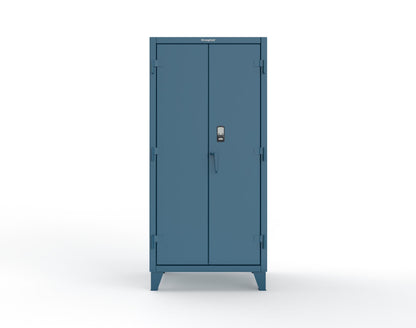 Extreme Duty 12 GA Cabinet with 4 Shelves Secured by Electronic Lock & Card Reader (HID) - 36 In. W x 24 In. D x 78 In. H - 36-244-PX-5001