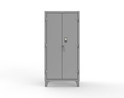 Extreme Duty 12 GA Cabinet with 4 Shelves Secured by Electronic Lock & Card Reader (HID) - 36 In. W x 24 In. D x 78 In. H - 36-244-PX-7037