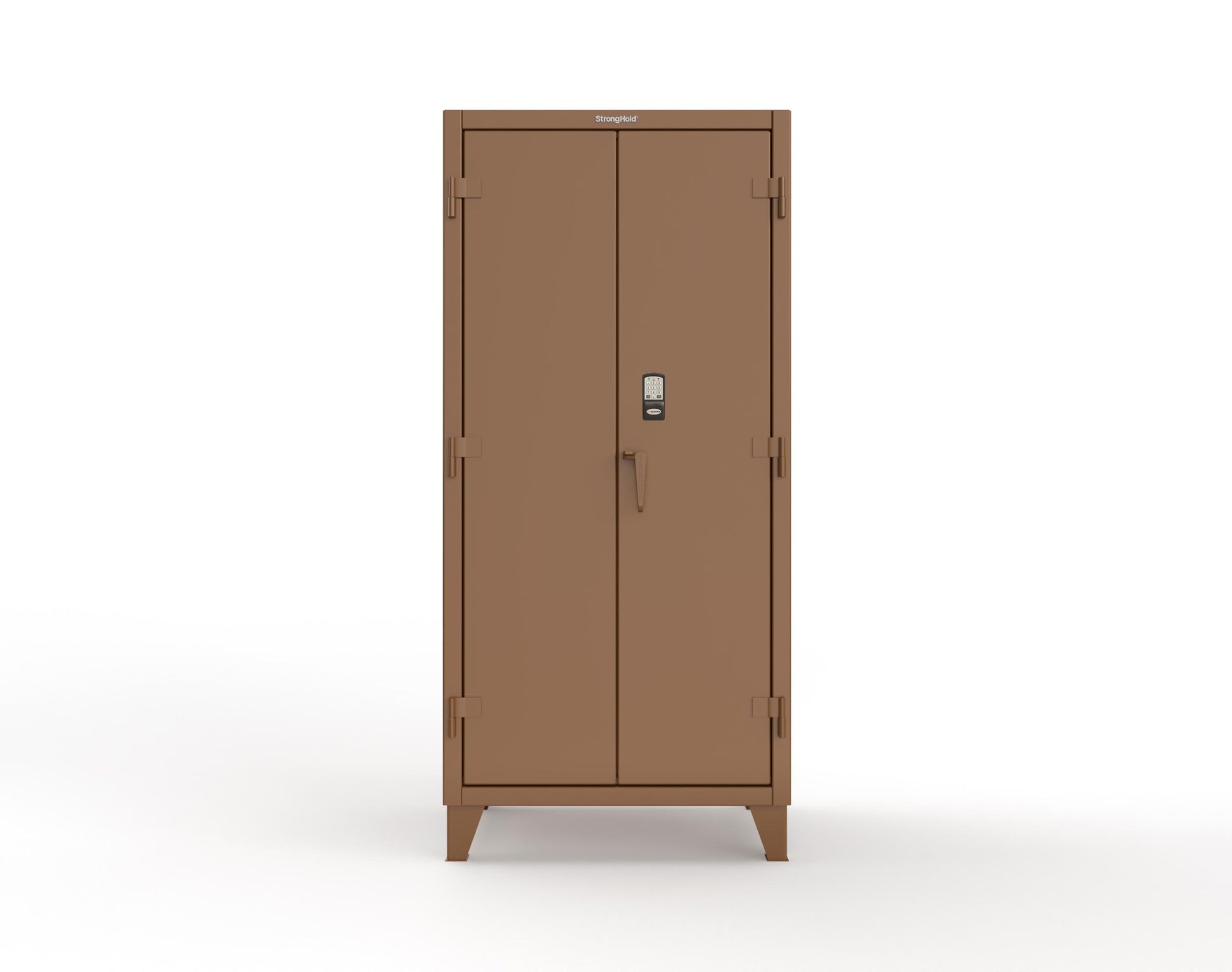 Extreme Duty 12 GA Cabinet with 4 Shelves Secured by Electronic Lock & Card Reader (HID) - 36 In. W x 24 In. D x 78 In. H - 36-244-PX-8008