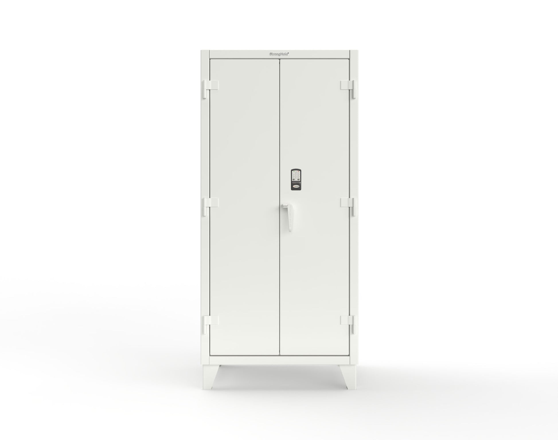 Extreme Duty 12 GA Cabinet with 4 Shelves Secured by Electronic Lock & Card Reader (HID) - 36 In. W x 24 In. D x 78 In. H - 36-244-PX-9003