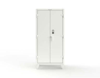 Extreme Duty 12 GA Cabinet with 4 Shelves Secured by Electronic Lock & Card Reader (HID) - 36 In. W x 24 In. D x 78 In. H - 36-244-PX-9003
