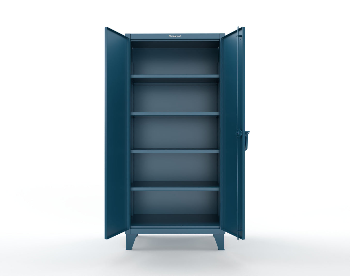 Extreme Duty 12 GA Cabinet with 4 Shelves Secured by Electronic Lock & Card Reader (HID) - 36 In. W x 24 In. D x 78 In. H - 36-244-PX-5001