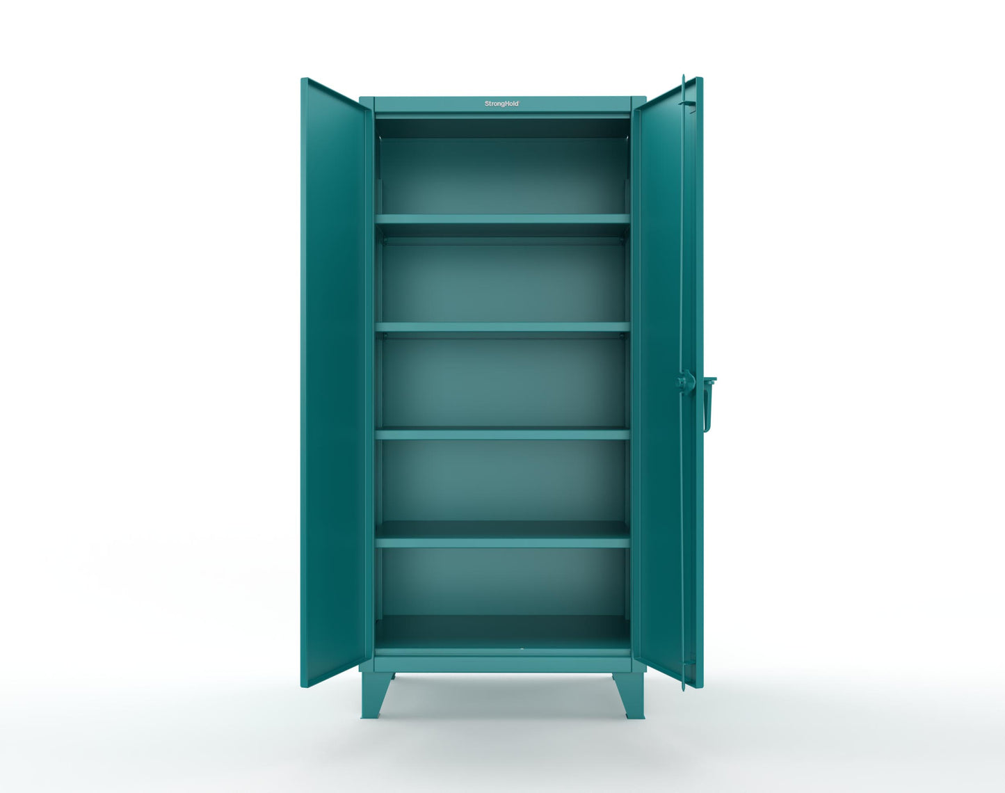 Extreme Duty 12 GA Cabinet with 4 Shelves Secured by Electronic Lock & Card Reader (HID) - 36 In. W x 24 In. D x 78 In. H - 36-244-PX-5021
