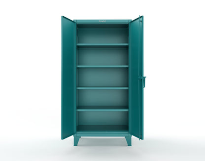 Extreme Duty 12 GA Cabinet with 4 Shelves Secured by Electronic Lock & Card Reader (HID) - 36 In. W x 24 In. D x 78 In. H - 36-244-PX-5021