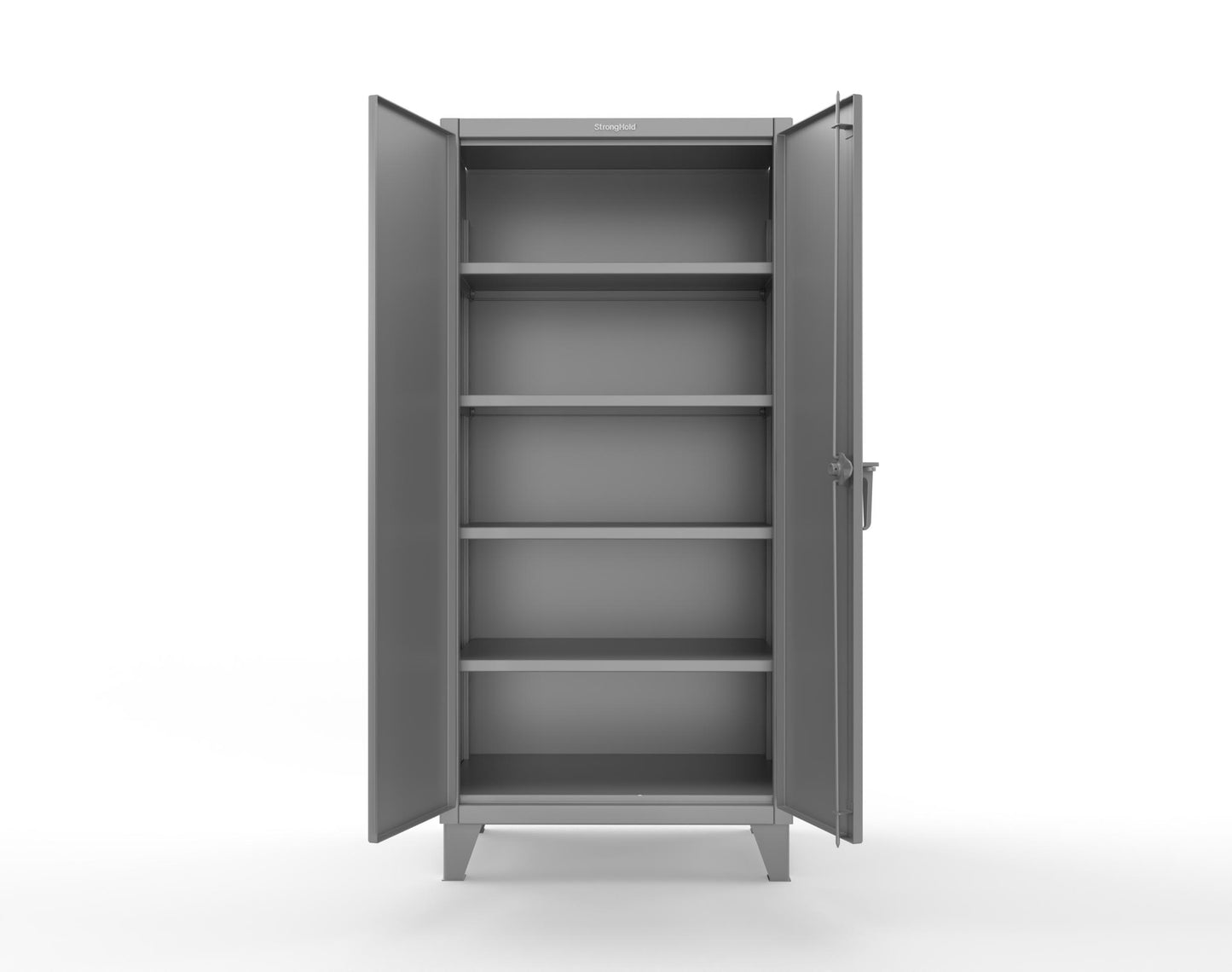 Extreme Duty 12 GA Cabinet with 4 Shelves Secured by Electronic Lock & Card Reader (HID) - 36 In. W x 24 In. D x 78 In. H - 36-244-PX-7037