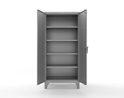 Extreme Duty 12 GA Cabinet with 4 Shelves Secured by Electronic Lock & Card Reader (HID) - 36 In. W x 24 In. D x 78 In. H - 36-244-PX-7037