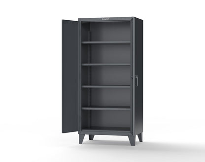 Extreme Duty 12 GA Cabinet with 4 Shelves Secured by Electronic Lock & Card Reader (HID) - 36 In. W x 24 In. D x 78 In. H - 36-244-PX-7024