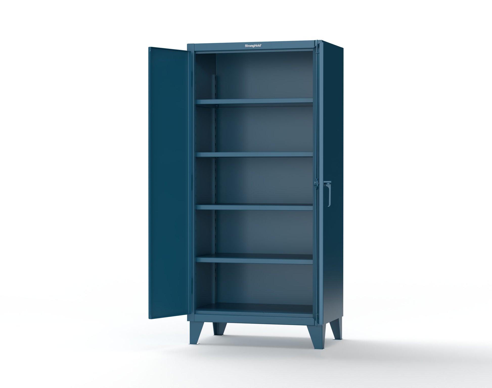 Extreme Duty 12 GA Cabinet with 4 Shelves Secured by Electronic Lock & Card Reader (HID) - 36 In. W x 24 In. D x 78 In. H - 36-244-PX-5001