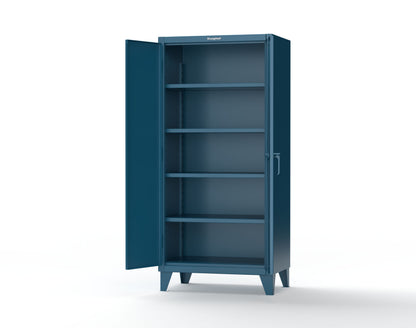 Extreme Duty 12 GA Cabinet with 4 Shelves Secured by Electronic Lock & Card Reader (HID) - 36 In. W x 24 In. D x 78 In. H - 36-244-PX-5001