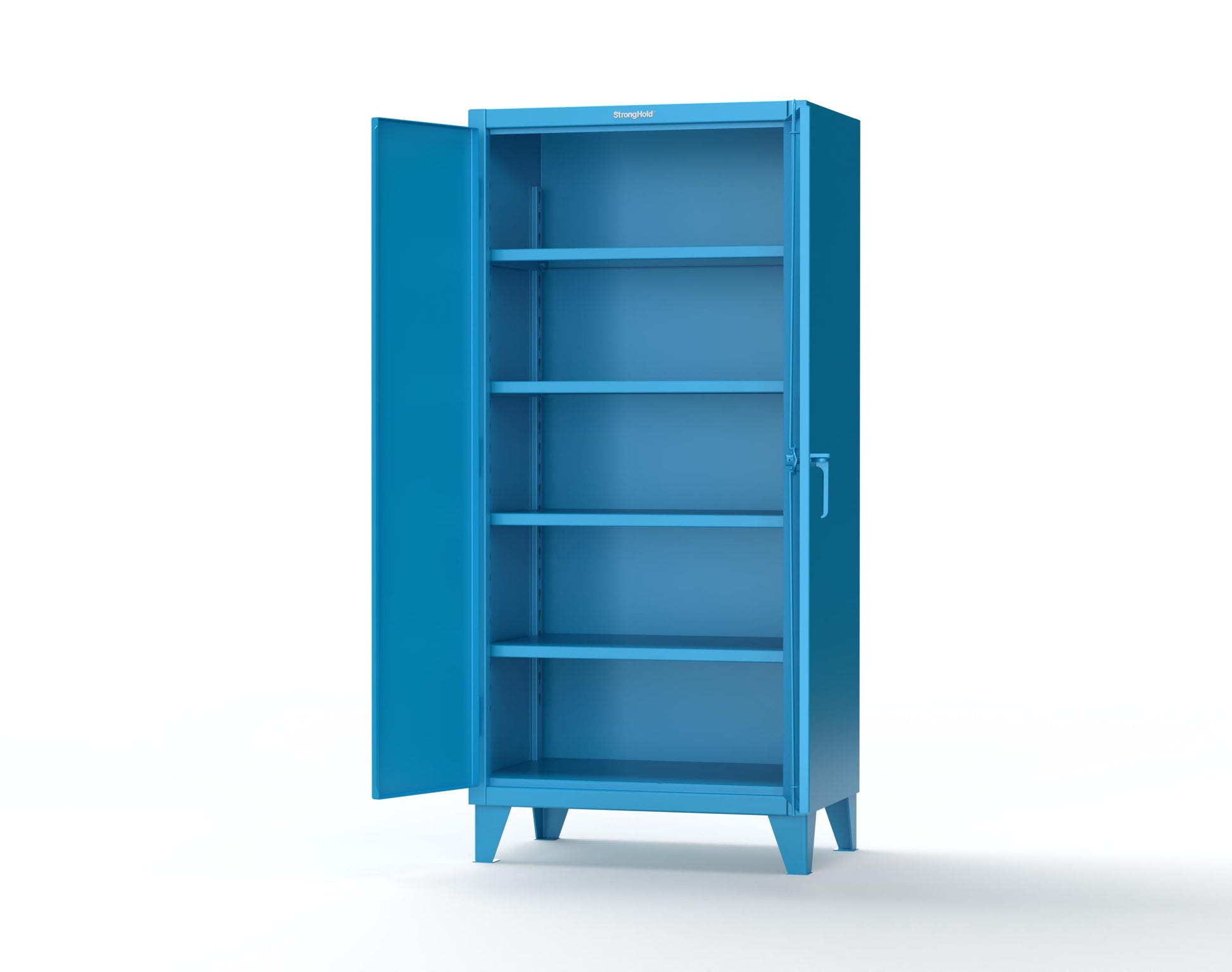 Extreme Duty 12 GA Cabinet with 4 Shelves Secured by Electronic Lock & Card Reader (HID) - 36 In. W x 24 In. D x 78 In. H - 36-244-PX-5012