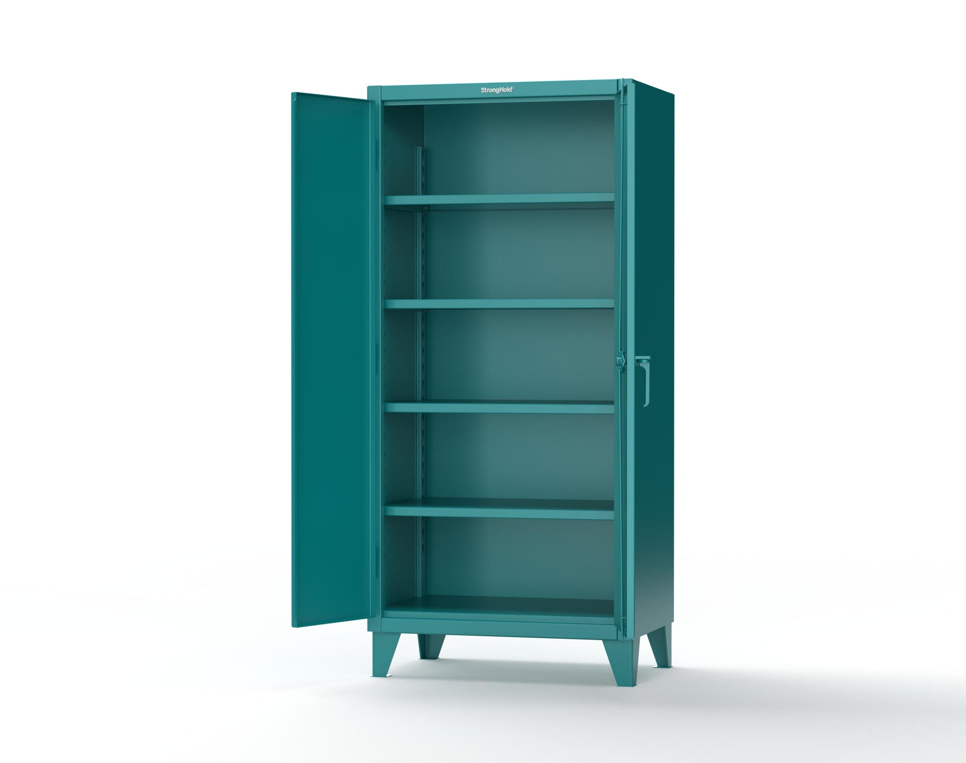 Extreme Duty 12 GA Cabinet with 4 Shelves Secured by Electronic Lock & Card Reader (HID) - 36 In. W x 24 In. D x 78 In. H - 36-244-PX-5021