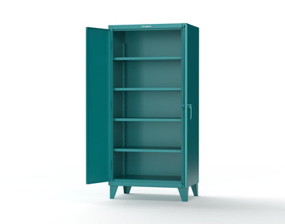 Extreme Duty 12 GA Cabinet with 4 Shelves Secured by Electronic Lock & Card Reader (HID) - 36 In. W x 24 In. D x 78 In. H - 36-244-PX-5021